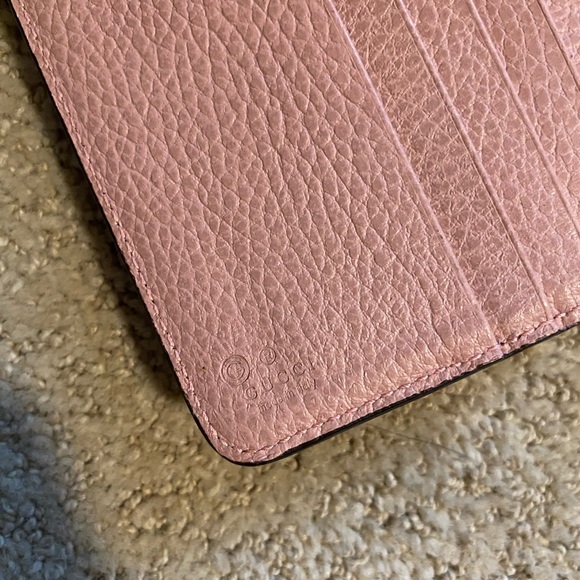 Gucci Betty leather GG logo wallet on chain crossbody pink gold - Picture 7 of 10